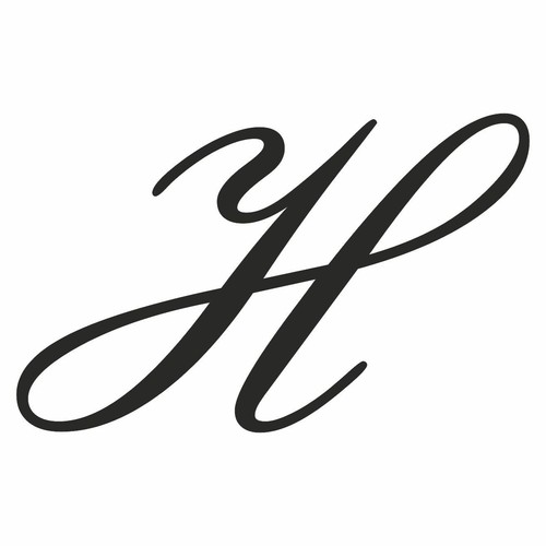 Adesivo prespaziato lettera h - ,