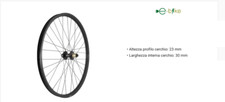 RUOTA MTB POSTERIORE TUBELESS