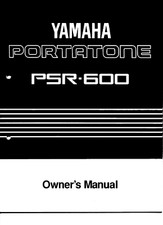 Yamaha PSR-600 Instruction Manual: 50 Pages & Protective Covers!