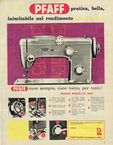 Pfaff macchina cucito - macchina, da