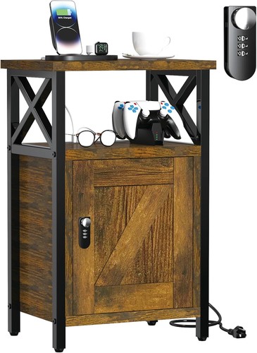 Comodino legno con - comodino,