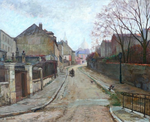 Quadro antico paris - quadro, montmartre