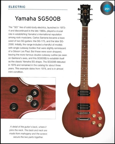 Yamaha 500b 1978 - yamaha, sg