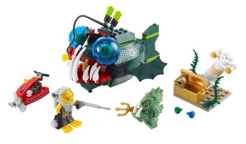 Lego atlantis angler attack - lego,