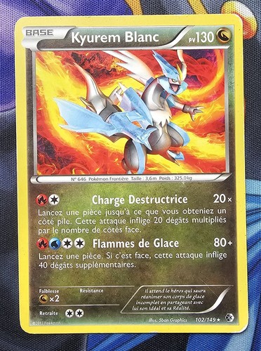 Carta pokémon kyurem bianco - carta,