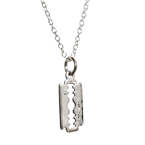 Collana ciondolo lama rasoio - collana,