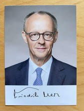 Friedrich Merz cartolina cancelliere cartolina autografa originale con firma