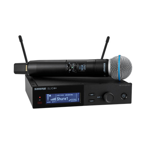 Shure slxd24 b58 - slxd24+/b58, microfono