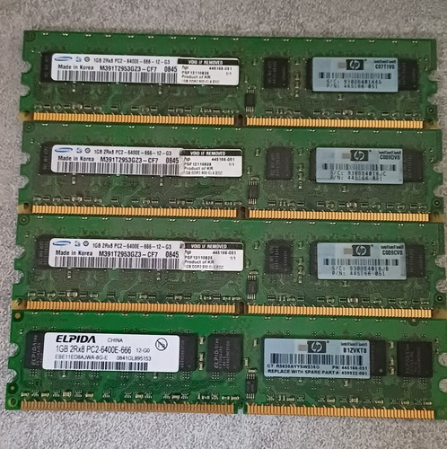 Ram banchi gb pc2 - gb, pc2-6400e