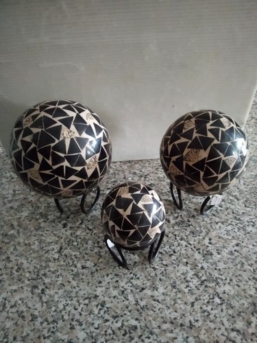 Scultura sfere mosaico - scultura,