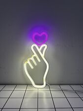 insegna luminosa led Cuore Koreano