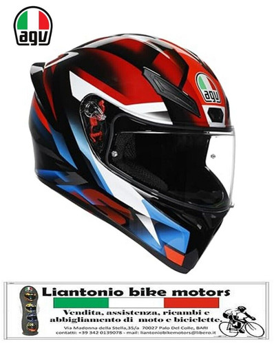 Casco integrale moto agv - casco, k1-s
