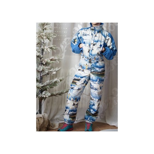 Tuta sci boy snow vintage - snow, '80