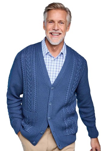 Cardigan uomo maglia grossa - cardigan, in
