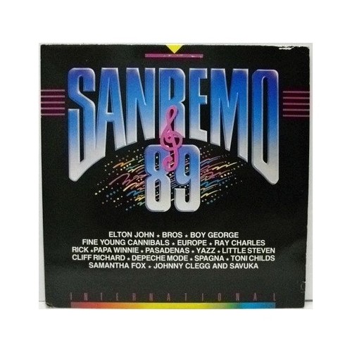 Sanremo 89 international - lp, '89