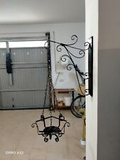 Portavasi Ferro Battuto Da Parete