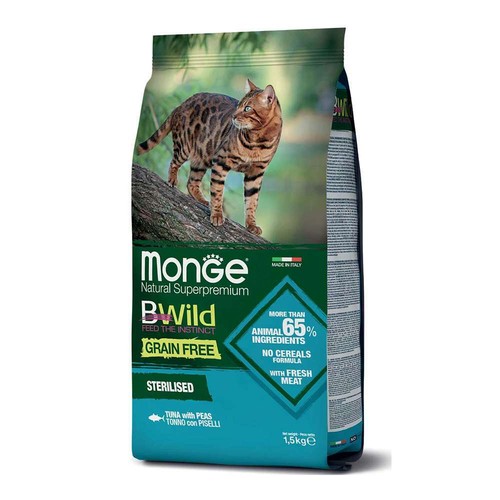 Monge gatto bwild sterilizzato