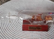 NAVE BOUNTY Oro in BOTTIGLIA VETRO SOFFIATO Vintage Originale.