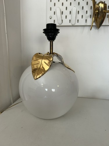 Lampada vintage mela ceramica - vintage,
