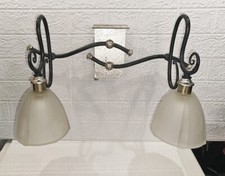 Applique stile classico rustico collezione contry  FALB Lampada da parete 2 luci