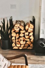 portalegna da esterno interno caminetto rastrelliera legna ardere design moderno