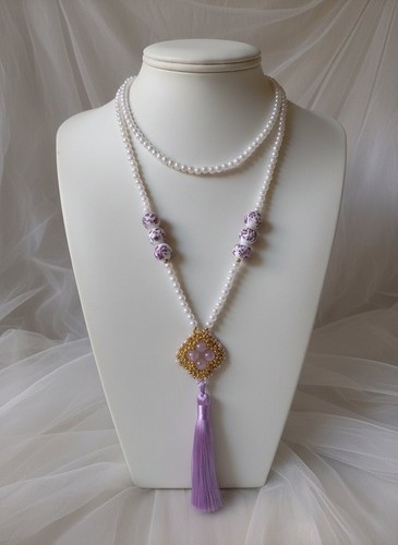 Collana lunga perle - collana,