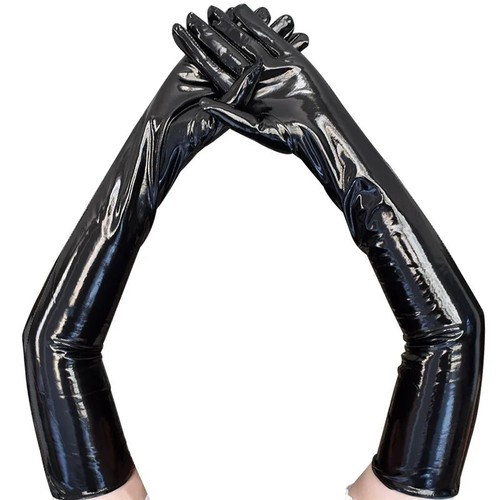 Guanti lunghi 53cm pelle - 53cm,
