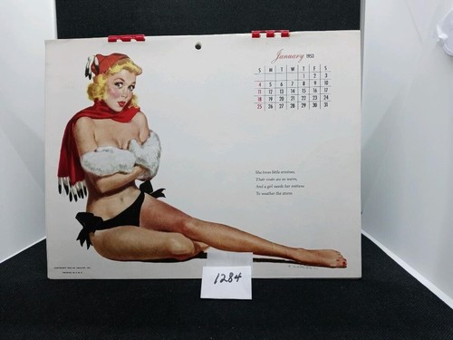 1953 calendario molto pin - 1953, di