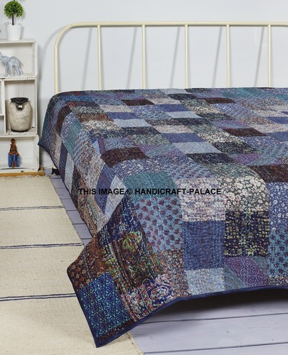 Coperta letto vintage kantha - vintage,