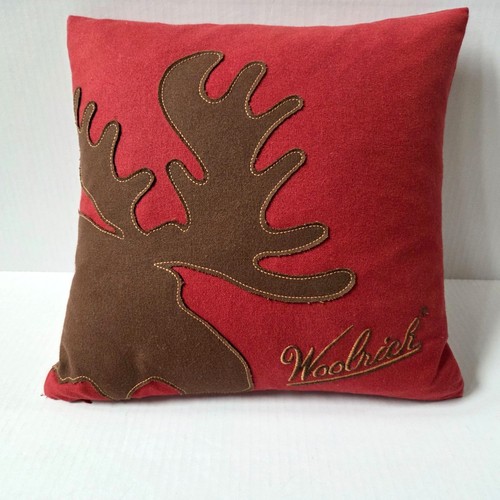 Woolrich cuscino rosso feltro - woolrich,