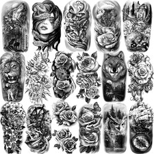 Fogli tatuaggi temporanei - fogli,