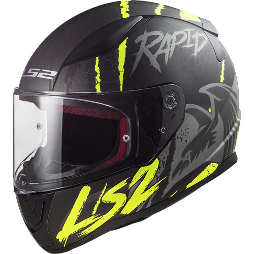 Casco integrale per moto nero - integrale,