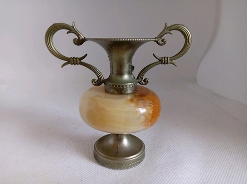 Vintage brass and alabaster - vintage,