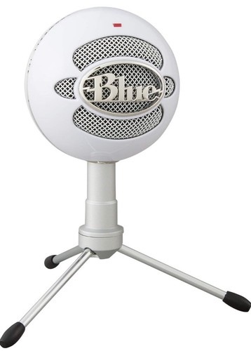 Blue snowball ice - ice, microfono
