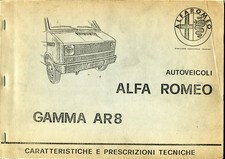 Alfa Romeo AR8 guida tecnica