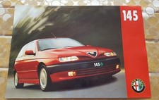 1 foglio brochure/depliant alfa romeo 145 quadrifoglio (01-1997)