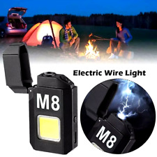 Accendino USB tipo C RICARICABILE ANTIVENTO ELETTRONICO Mini Torcia Luce Led