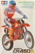TAMIYA 1418 kit scala 1/12 HONDA CR450R MOTOCROSSER