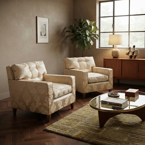 Poltrone vintage tessuto - poltrone,