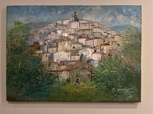 Dipinto olio il mio - “,