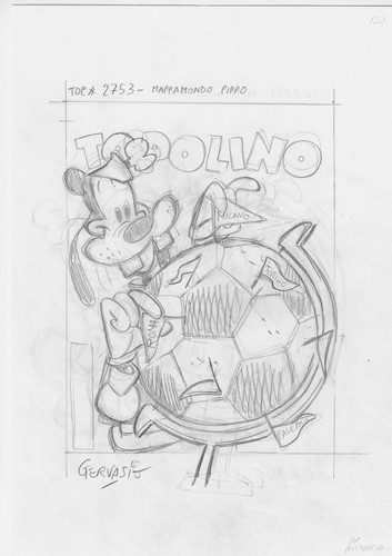 Bozzetto originale fronte-
