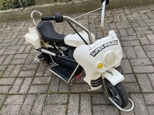 MOTOCICLETTA SUPER POLICE PINES SUZUKI MOTO BAMBINO A BATTERIA ELETTRICA VINTAGE