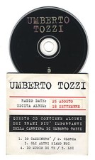 Cd PROMO UMBERTO TOZZI Compilation 5 tracks - cds singolo single 1997 Radio