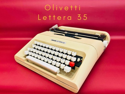 Working typewriter olivetti - working,