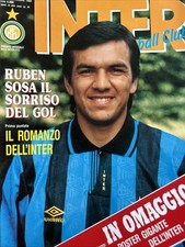 Rivista INTER FOOTBALL CLUB . N. 8 Settembre  1992 . Contiene Inserto Romanzo I.