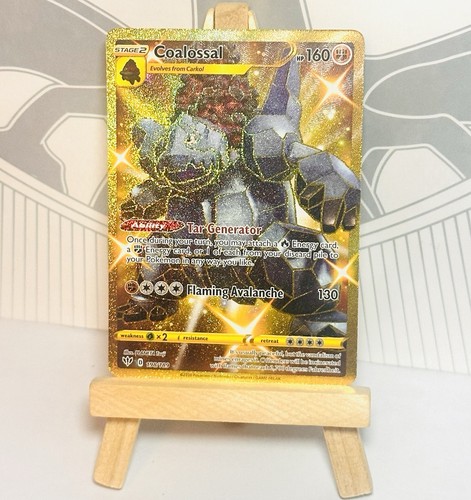 Carta pokémon coalossal - pokémon,