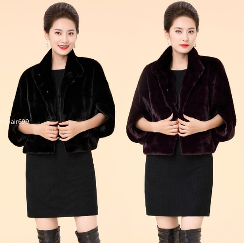 Cappotto corto donna vera