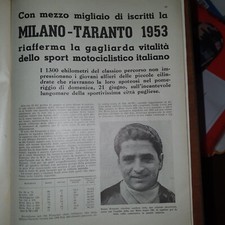 Milano taranto 1953 moto - milano,