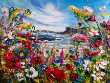 QUADRO FIORI OLIO ACRILICO