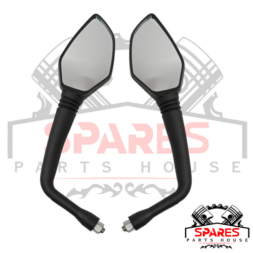 Set asta lunga specchietto